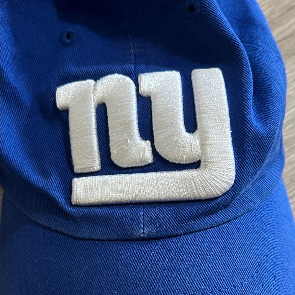 Men’s NY Giants NFL ‘47 Brand Royal Blue Cleanup Adjustable Hat - Picture 2 of 10